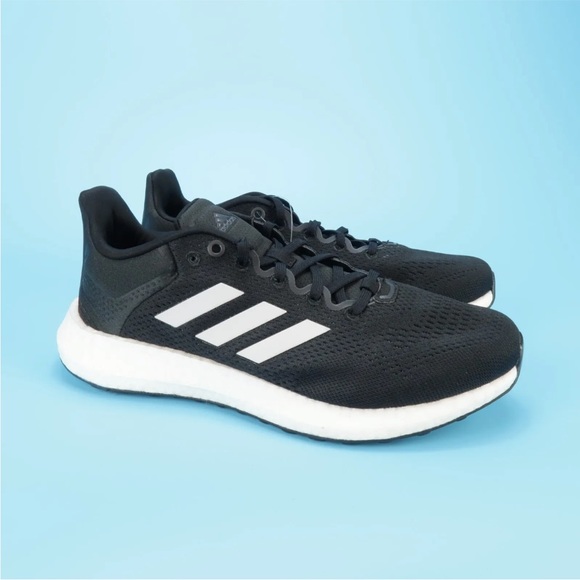 Adidas Pureboost 21 Mens Black White Athletic Running GW4832 New Size 8 - Picture 3 of 8
